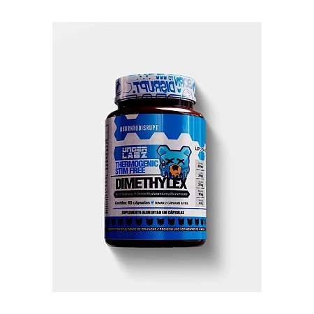 Dimethylex Stim Free 60 Cápsulas - Under Labz