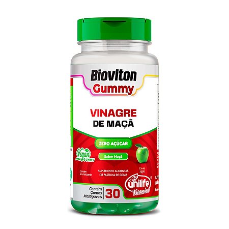 Gummy Vinagre de Maçã 30 gomas - Unilife