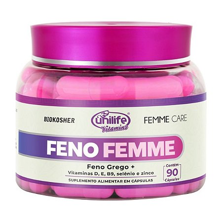 Femme Care Feno Femme 560mg 90 cápsulas - Unilife