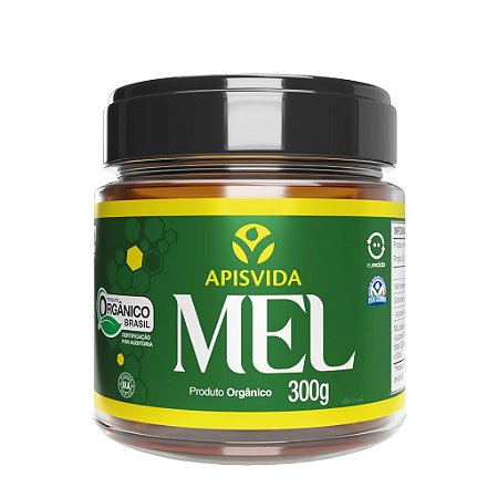 Mel Orgânico Pote 300g - Apisvida