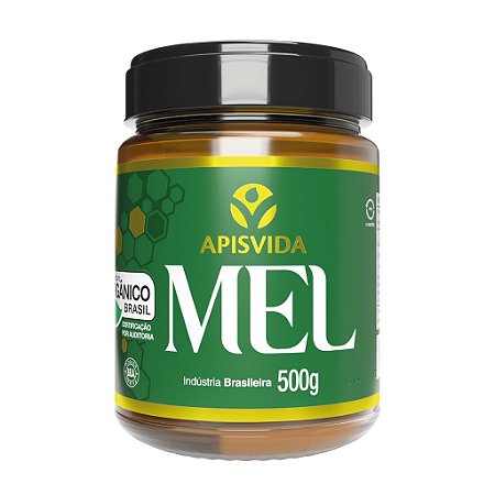 Mel Orgânico Pote 500g - Apisvida