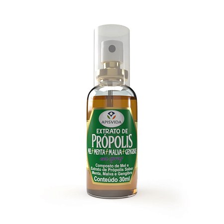 Spray de Própolis com Gengibre 30ml - Apisvida