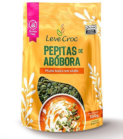 Pepitas de Abóbora 100g - Leve Crock