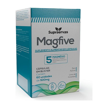 Magfive 60 cápsulas - Supraervas