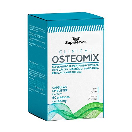 Osteomix 500mg 60 cápsulas - Supraervas