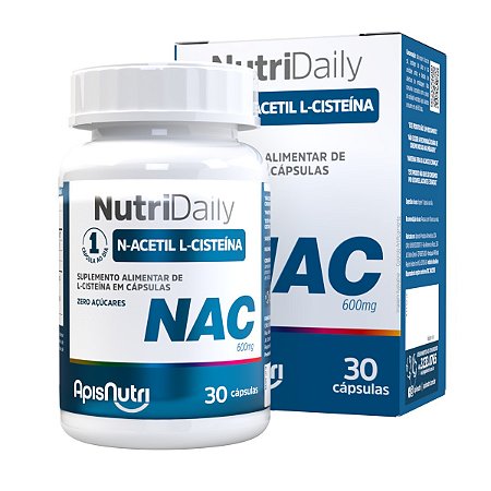 NAC 600mg 30 cápsulas - Apisnutri