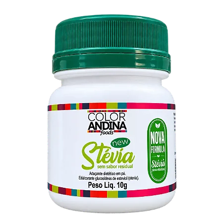 Adoçante de Stévia New Color 10g - Color Andina