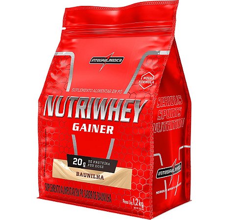 Nutriwhey Protein Baunilha Pouch 1,2kg Gainer - Integralmedica