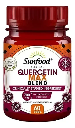 Quercetin Max Blend 700mg 60 cápsulas - Sunfood