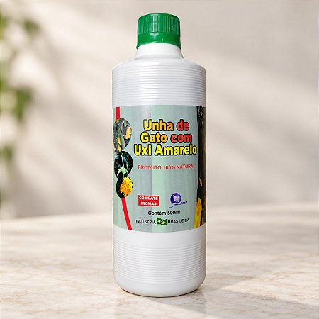 Uxi Amarelo com Unha de Gato 500ml - Vida Ervas