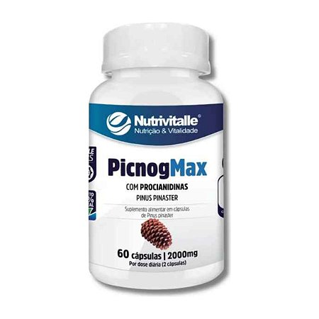 Picnomax 2000mg 60 cápsulas - Nutrivitalle