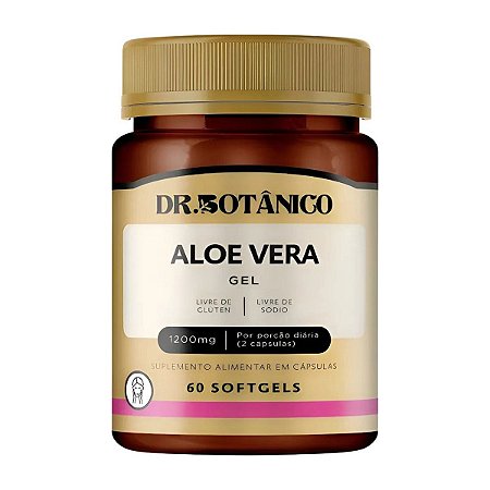 Aloe Vera Gel 1200mg 60 softgels - Dr. Botânico