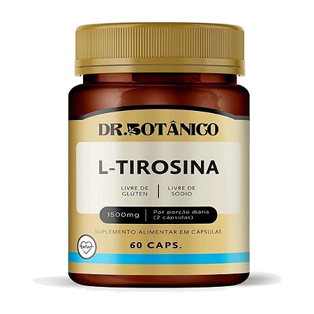 L-Tirosina 1500mg 60 cápsulas - Dr. Botânico