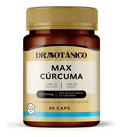 Max Cúrcuma 1000mg 60 cápsulas - Dr. Botânico