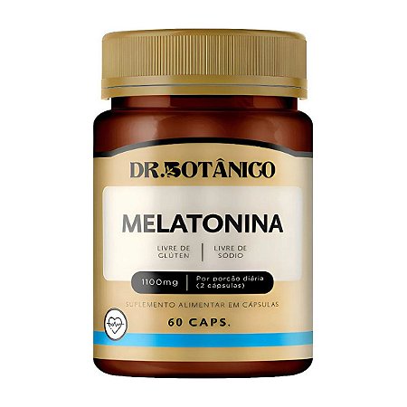 Melatonina + L-Triptofano + Magnésio + Vitamina B6 60 cápsulas - Dr. Botânico