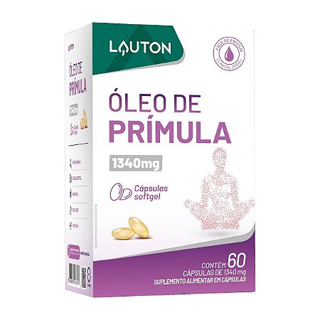 Óleo de Prímula 1340mg 60 cápsulas - Lauton