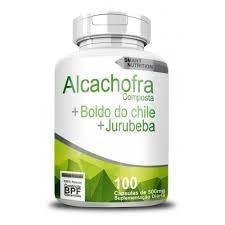 Alcachofra Composta + Boldo do Chile + Jurubeba 500mg 100 cápsulas - 4 Elementos