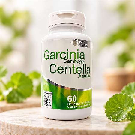 Garcinia + Centella Asiática 500mg 60 cápsulas - 4 Elementos