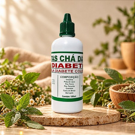 Chá da Vida Diabete em Gotas 100ml - Vida Ervas
