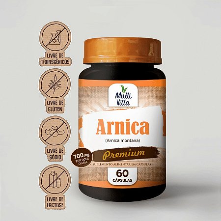 Arnica 700mg 60 cápsulas - Multivitta