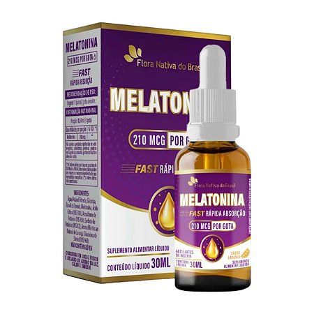 Melatonina Sublingual Sabor Maracujá 30ml - Flora Nativa