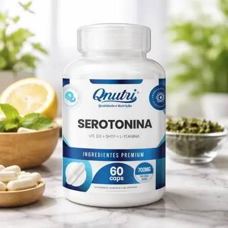 Serotonina 60 cápsulas - Qnutri