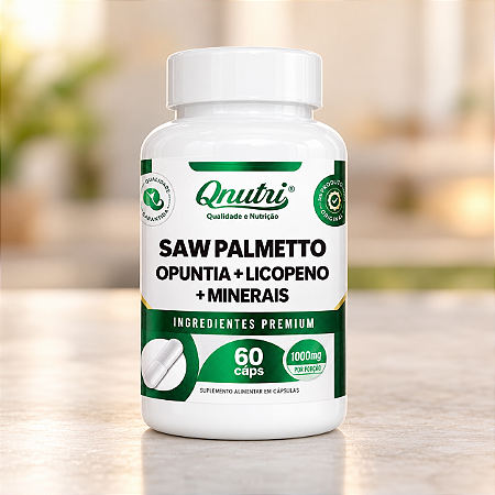 Saw Palmetto + Licopeno + Minerais - Qnutri