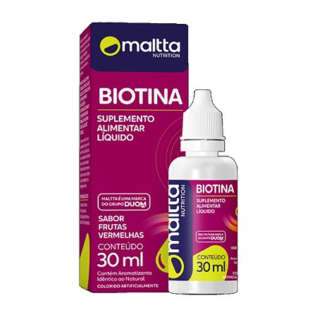 Biotina em Gotas 30ml - Maltta Nutrition