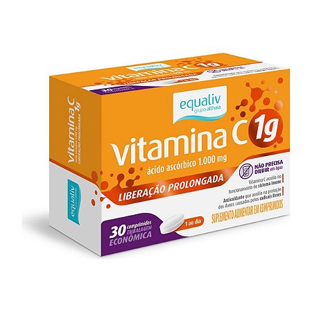 Vitamina C 1g 30 comprimidos - Equaliv