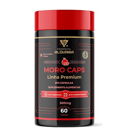 Moro Caps Premium 500mg 60 cápsulas - Alquimia