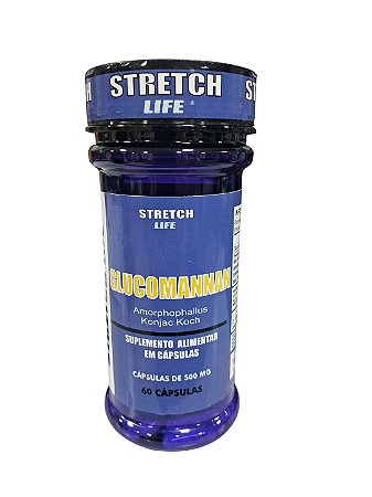 Glucomanana 60 cápsulas - Stretch Life