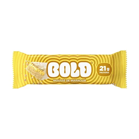 Barra Proteica Mousse de Maracujá 60g - Bold