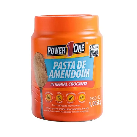 Pasta de Amendoim Crocante 1kg - Power One