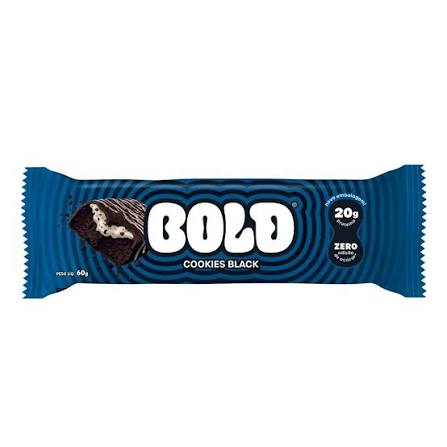 Barra Proteica Cookies Black 60g - Bold