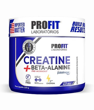 Creatine Beta Alanine Natural 225g - Profit