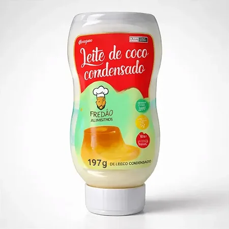Leite de Coco Condensado 197g - Fredão