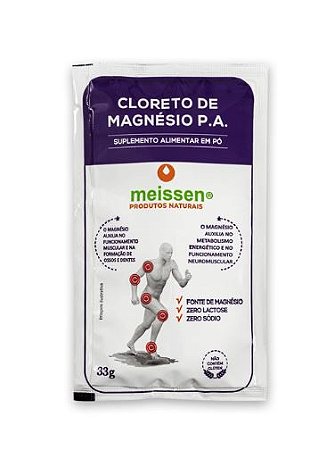 Cloreto de Magnésio PA Sachê 33g - Meissen