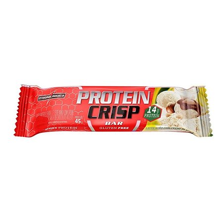 Protein Crisp Bar - Leite Ninho com Creme de Avelã - Unid. 45g - IntegralMedica