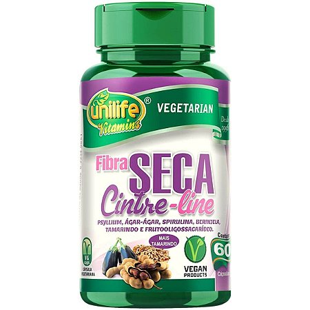 Fibra Seca Cinture 60caps - 600mg - Unilife