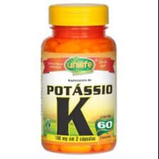 Potássio K 60caps 560mg - Unilife