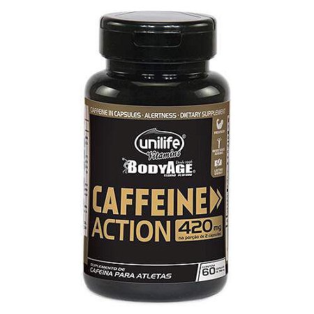 Cafeína 400mg - 60caps - Unilife