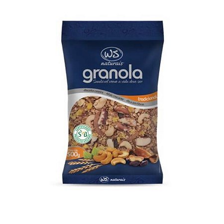 Granola Tradicional Caseira - 500g WS Cererais