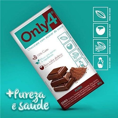 Only 4 70% Cacau Puro 80g