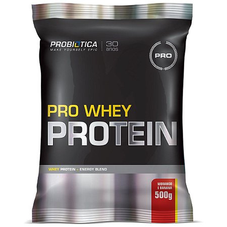 Pro Whey Protein Morango 500g - Probiótica