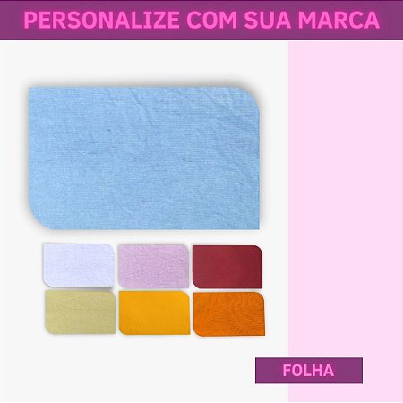 Flanela Mágica Personalizada Folha - 1000 Unidades