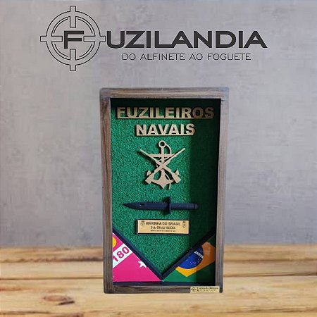 MOLDURA FUZILEIROS NAVAIS VERTICAL