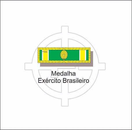Barreta Medalha Exército Brasileiro