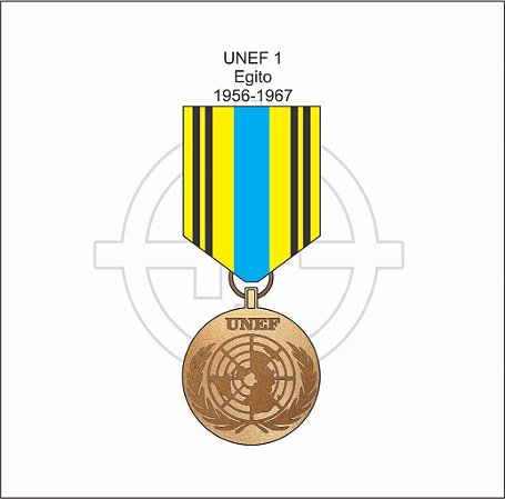 Medalha Missão de Paz Israel x Egito UNEF