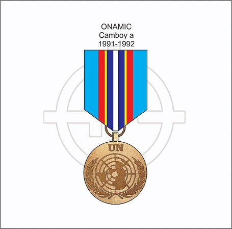 Medalha Missão de Paz no Camboja ONAMIC
