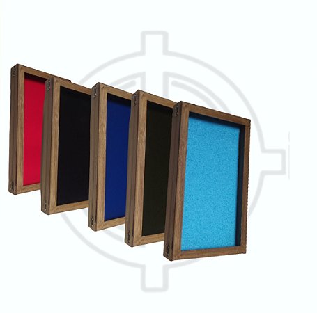 PORTA MEDALHAS 21X35 VERTICAL TABACO